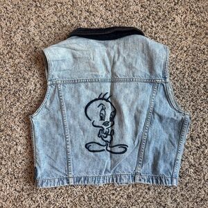 Vintage Tweety Jean Vest